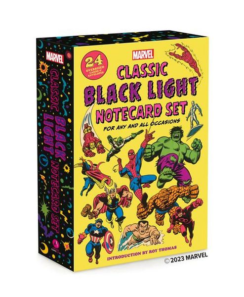 Produktbild: Marvel Entertainment, M: Marvel Classic Black Light Notecard