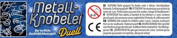 Produktbild: Metall-Knobelei in Metalldose