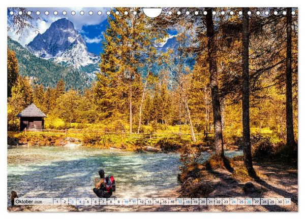 Produktbild: &Ouml;sterreich Berg und See (Wandkalender 2026 DIN A4 quer), CALVENDO Monatskalender