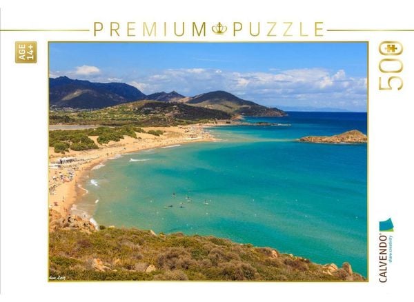 CALVENDO Puzzle Spiaggia di Su Giudeu, Chia | 500 Teile Lege-Größe 48 × 36 cm Foto-Puzzle für Erwachsene