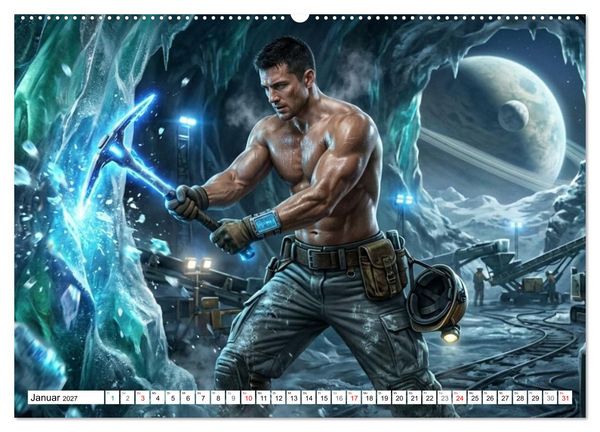 Produktbild: Echte Kerle &ndash; Epsilon Prime (hochwertiger Premium Wandkalender 2027 DIN A2 quer), Kunstdruck in Hochglanz