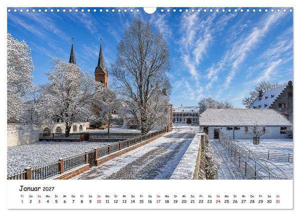 Produktbild: Rund um das Benediktinerkloster Seligenstadt (Wandkalender 2027 DIN A3 quer), CALVENDO Monatskalender