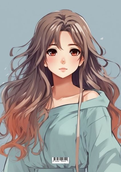 Produktbild: Lange Haarpracht im Anime-Stil