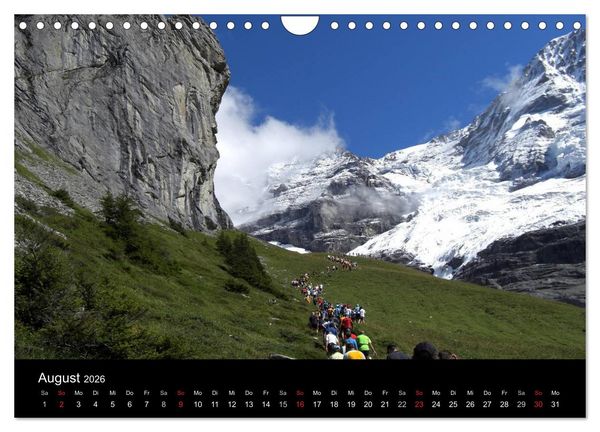 Produktbild: Der Jungfrau-Marathon (Wandkalender 2026 DIN A4 quer), CALVENDO Monatskalender