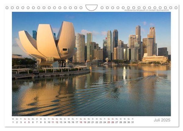 Produktbild: Singapur: Zwischen Wolkenkratzern und Superb&auml;umen (Wandkalender 2026 DIN A4 quer), CALVENDO Monatskalender