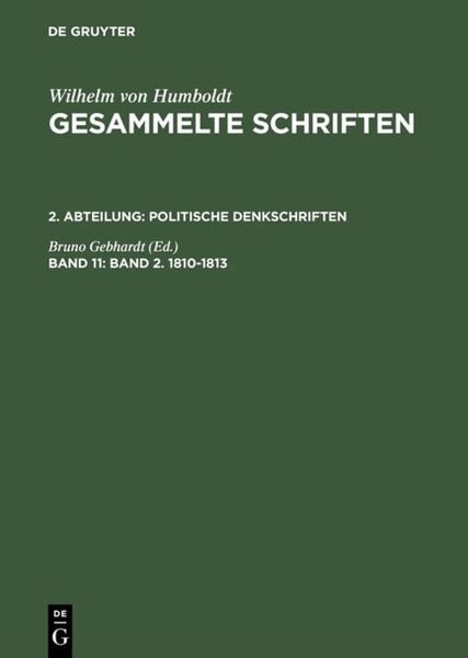 Produktbild: Band 2. 1810&ndash;1813