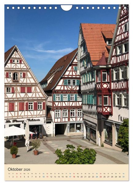 Produktbild: Herrenberg im Fokus (Wandkalender 2026 DIN A4 hoch), CALVENDO Monatskalender