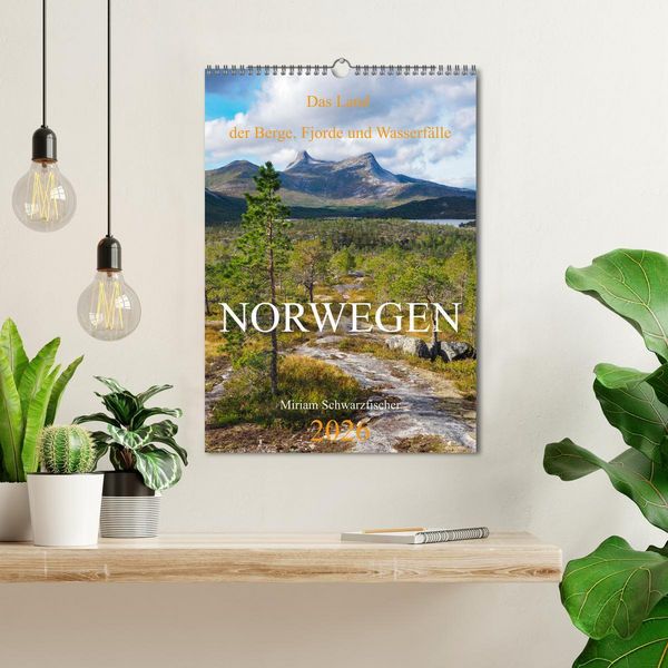Produktbild: Norwegen - Das Land der Berge, Fjorde und Wasserf&auml;lle (Wandkalender 2026 DIN A3 hoch), CALVENDO Monatskalender