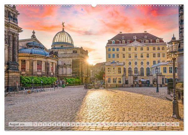 Produktbild: Dresden - zeitlose Sch&ouml;nheit (hochwertiger Premium Wandkalender 2026 DIN A2 quer), Kunstdruck in Hochglanz