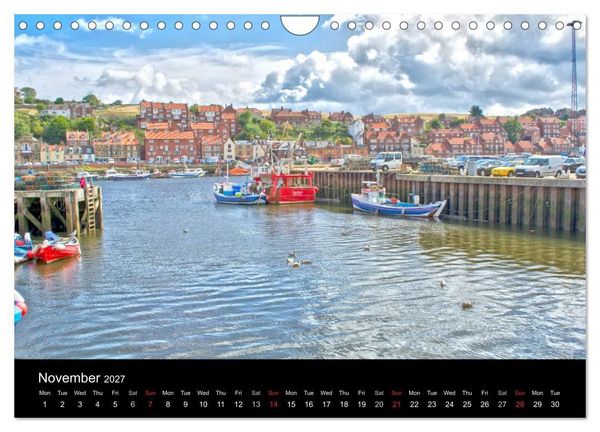 Produktbild: Whitby Harbour (Wall Calendar 2027 DIN A4 landscape), CALVENDO 12 Month Wall Calendar