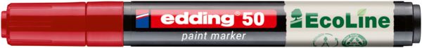 Produktbild: Edding 50 EcoLine 4-50-002 Lackmarker Rot 2 mm, 3mm