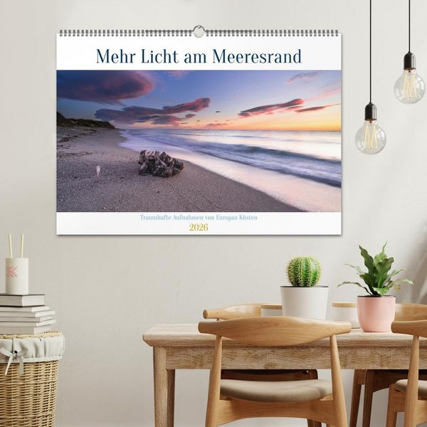 Produktbild: Mehr Licht am Meeresrand (Wandkalender 2026 DIN A2 quer), CALVENDO Monatskalender