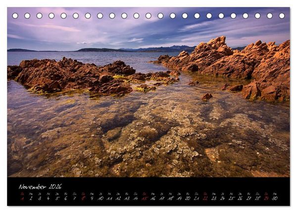 Produktbild: Blaues Sardinien (Tischkalender 2026 DIN A5 quer), CALVENDO Monatskalender