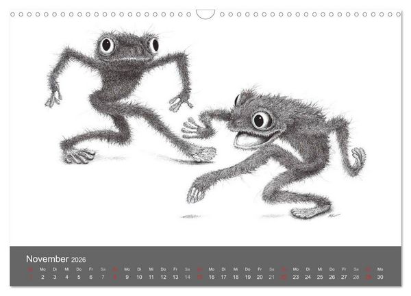 Produktbild: TIERONISCH (Wandkalender 2026 DIN A3 quer), CALVENDO Monatskalender