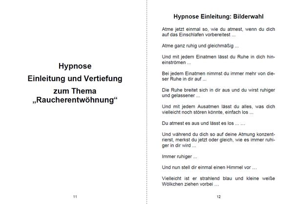 Produktbild: Hypnosetexte zum Vorlesen und selber Zusammenstellen