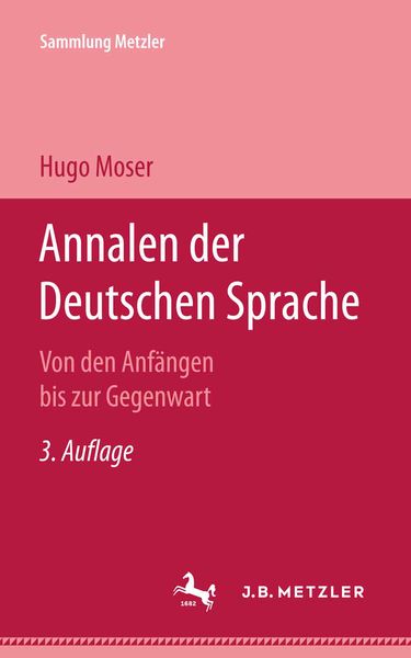 Produktbild: Annalen der deutschen Sprache
