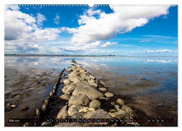 Produktbild: Wattenmeer Nordsee - Lichtstimmungen zwischen Land und Meer (Wandkalender 2026 DIN A2 quer), CALVENDO Monatskalender