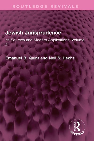 Produktbild: Jewish Jurisprudence