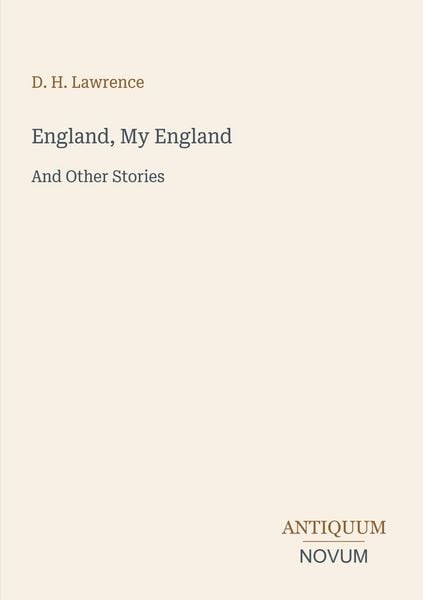 Produktbild: England, My England