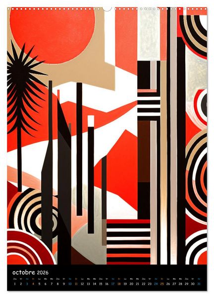 Produktbild: L'esprit africain (Calendrier mural 2026 DIN A2 horizontal), CALVENDO calendrier mensuel