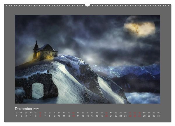 Produktbild: Zauber des Lichtes (hochwertiger Premium Wandkalender 2026 DIN A2 quer), Kunstdruck in Hochglanz