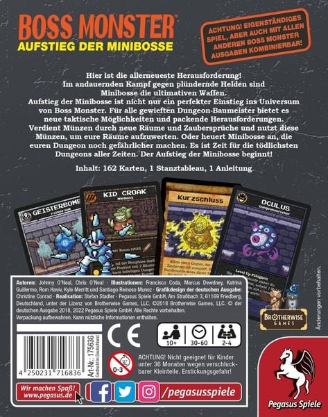Produktbild: Pegasus - Boss Monster - Aufstieg der Minibosse