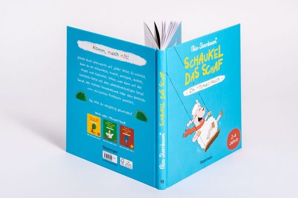 Produktbild: Schaukel das Schaf - Ein Mitmachbuch zum Sch&uuml;tteln, Schaukeln, Pusten, Klopfen und sehen, was dann passiert. Von 2 bis 4 Jahren
