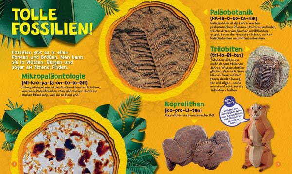 Produktbild: Gro&szlig;e W&ouml;rter f&uuml;r kleine Pal&auml;ontologen. Das Dino-W&ouml;rterbuch, das jeder Mini-Forscher braucht