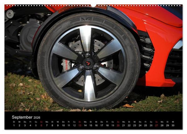 Produktbild: CanAm Spyder F3 (Wandkalender 2026 DIN A2 quer), CALVENDO Monatskalender