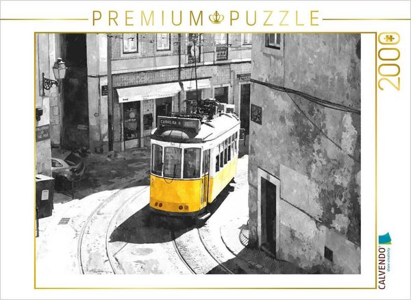 CALVENDO Puzzle Escadinhas de São Tomé | 2000 Teile Lege-Größe 90x67cm Foto-Puzzle für glückliche Stunden