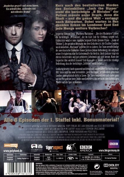 Produktbild: Ripper Street - Staffel 1 [3 DVDs]