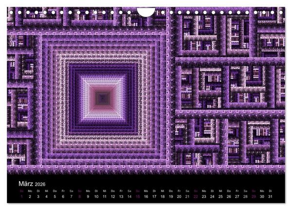 Produktbild: Die Farbe Lila (Wandkalender 2026 DIN A4 quer), CALVENDO Monatskalender