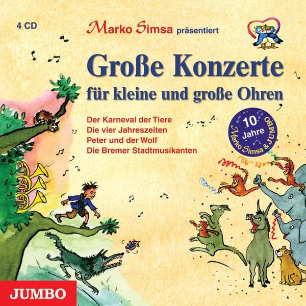 Große Konzerte für kleine Ohren - Marko Simsa, CD, 9783833722325