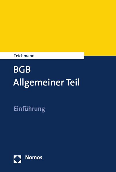 Produktbild: BGB Allgemeiner Teil