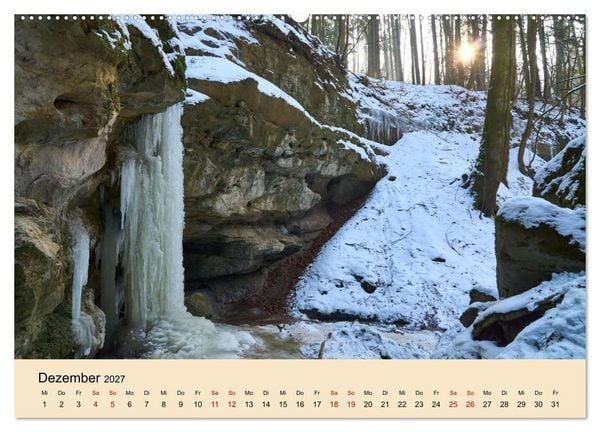 Produktbild: Franken - eine Region voller Naturwunder (Wandkalender 2027 DIN A2 quer), CALVENDO Monatskalender