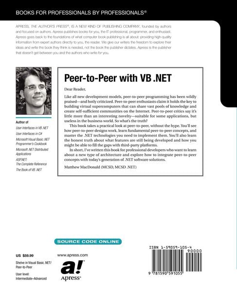 Produktbild: Peer-to-Peer with VB .NET