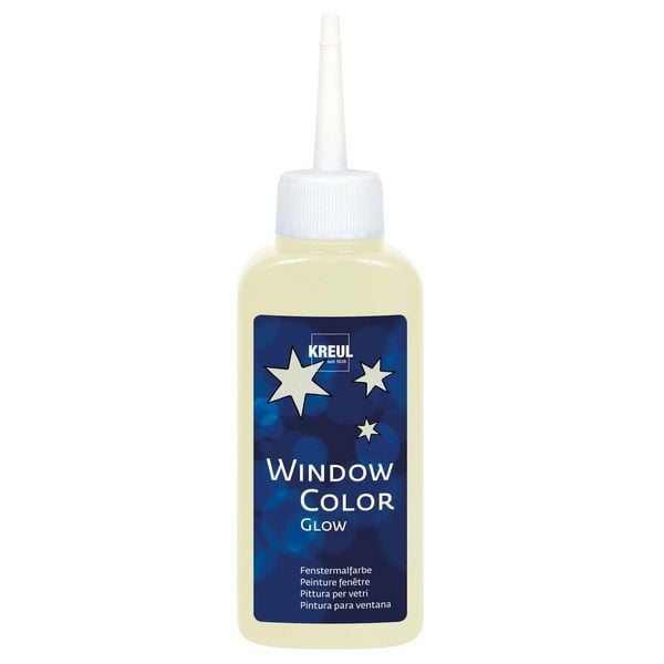 Produktbild: KREUL Window Color nachtleuchtgelb 80ml Flasche