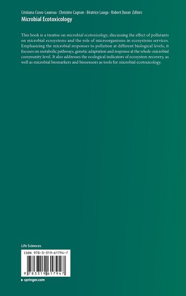 Produktbild: Microbial Ecotoxicology