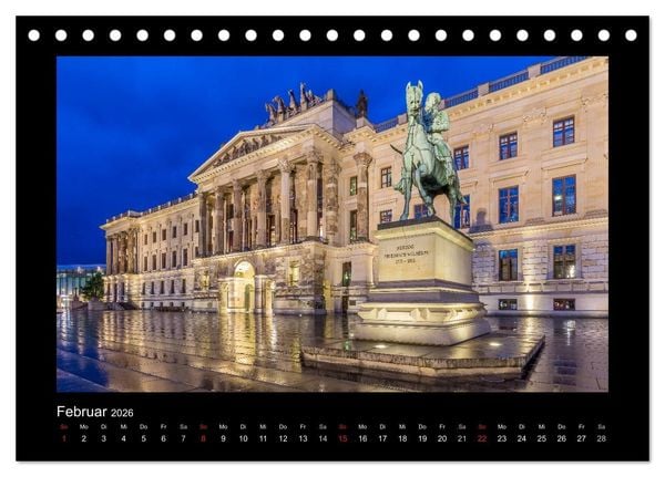 Produktbild: BRAUNSCHWEIG - Abendliche Impressionen (Tischkalender 2026 DIN A5 quer), CALVENDO Monatskalender