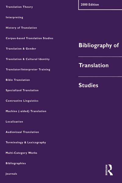 Produktbild: Bibliography of Translation Studies: 2000
