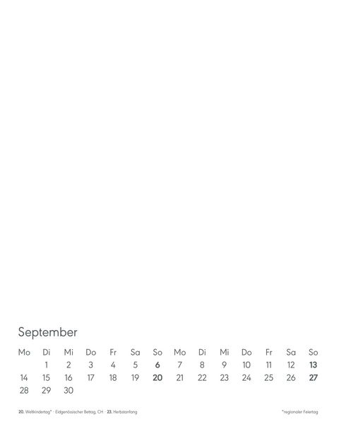 Produktbild: Kreativ-Kalender Tischaufsteller hoch weiß 2026 - 16 x 20 - Foto, Malen, Basteln A4 - datiert - Kreativkalender - Foto-Kalender - Alpha Edition