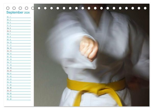 Produktbild: Kampfsport (Tischkalender 2026 DIN A5 quer), CALVENDO Monatskalender