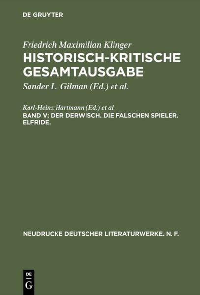 Produktbild: Der Derwisch. Die falschen Spieler. Elfride.
