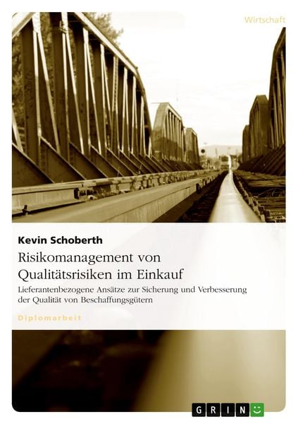 Produktbild: Risikomanagement von Qualit&auml;tsrisiken im Einkauf