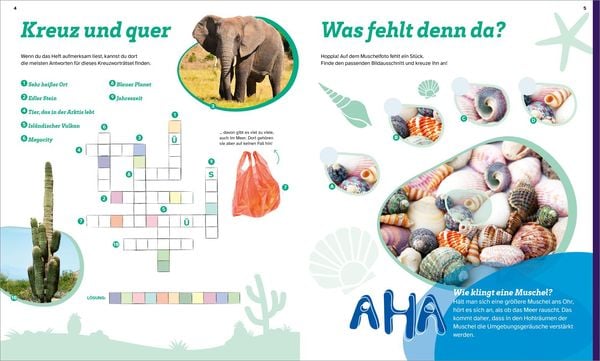 Produktbild: WAS IST WAS Rätseln und Stickern: Erde