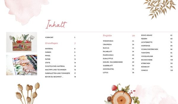 Produktbild: Boho Watercolor &ndash; Flowers & Garden