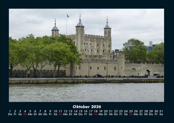 Produktbild: London 2026 Fotokalender DIN A4