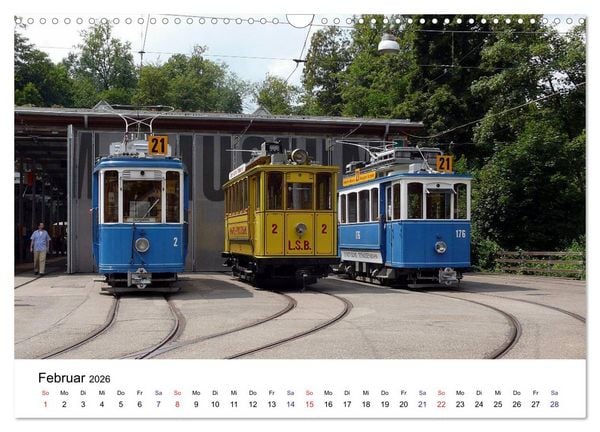 Produktbild: Stra&szlig;enbahnen in Europa (Wandkalender 2026 DIN A3 quer), CALVENDO Monatskalender