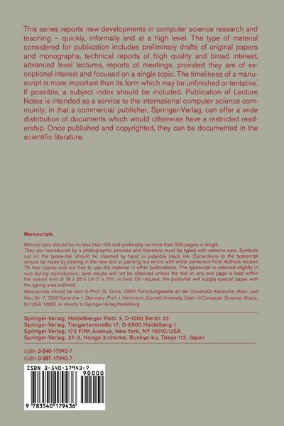 Produktbild: PARLE Parallel Architectures and Languages Europe
