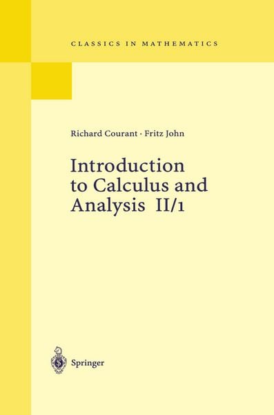 Produktbild: Introduction to Calculus and Analysis II/1